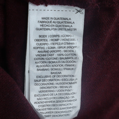 Ralph Lauren Men's Burgundy Custom Slim Fit Cotton Polo Shirt XXL