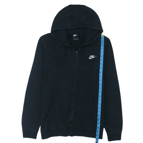 Nike Men's Black Full Zip Fleece Hoodie Size L