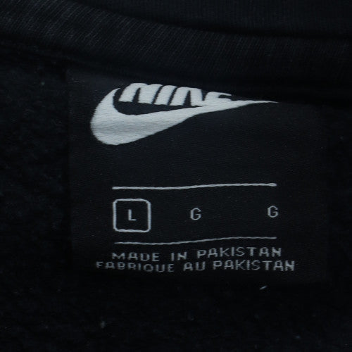 Nike Men's Black Full Zip Fleece Hoodie Size L