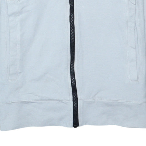 Reebok Men’s White Full Zip UFC Hoodie Size S Lightweight Sportswear