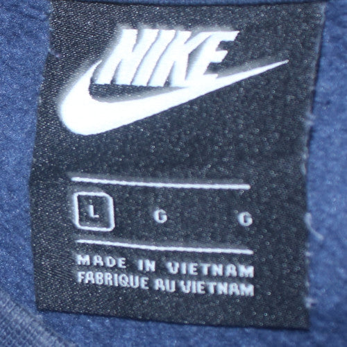 Nike Men’s Blue Crew Neck Pullover Sweatshirt Size L