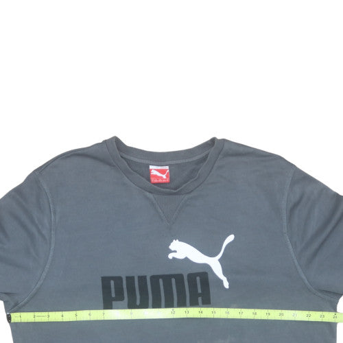 Puma Men's Grey XL Crew Neck Pullover Sweatshirt