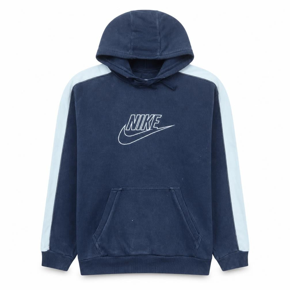 Nike Men's Blue Pullover Hoodie M Regular Fit Sports Fleece