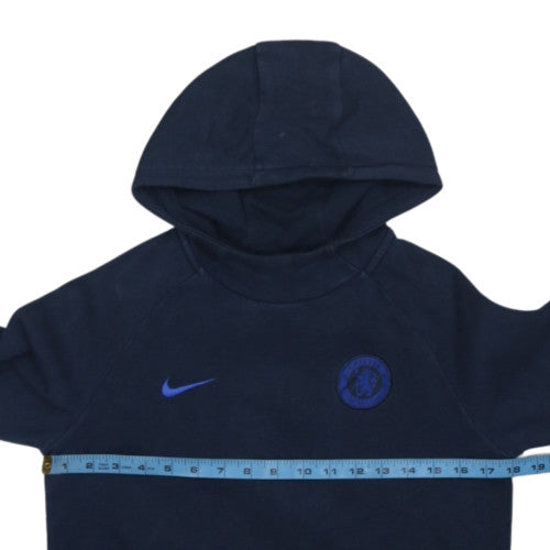 Nike Boys Navy Blue Chelsea FC Pullover Hoodie Size 12-13 Years