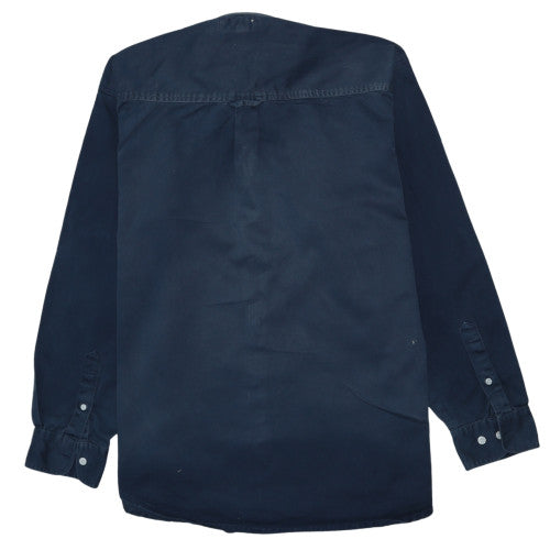 Ralph Lauren Men's Blue Long Sleeve Button-Down Cotton Shirt L