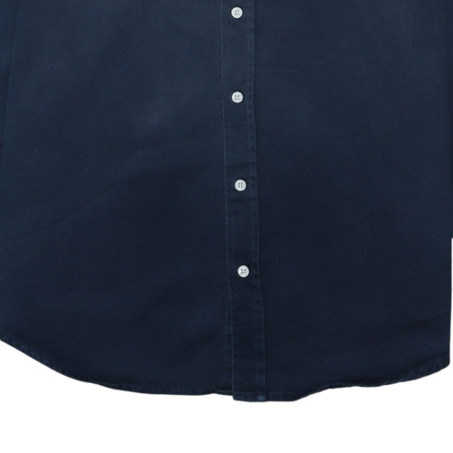 Ralph Lauren Men's Blue Long Sleeve Button-Down Cotton Shirt L