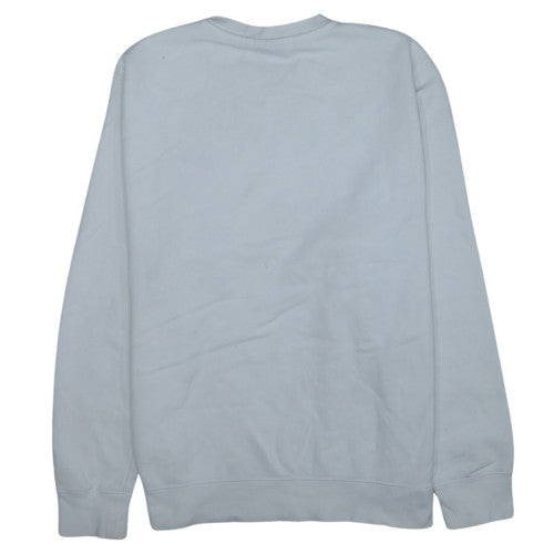 Nike Men's White L Crew Neck Pullover Sweatshirt Classic Sports Style