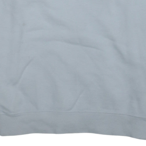Nike Men's White L Crew Neck Pullover Sweatshirt Classic Sports Style
