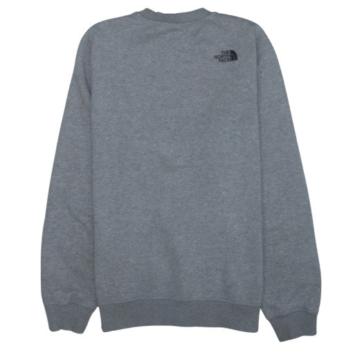 The North Face Men's Grey Crew Neck Pullover Sweatshirt Size L