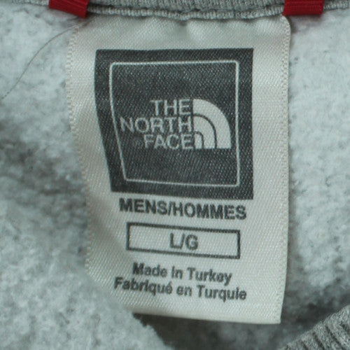 The North Face Men's Grey Crew Neck Pullover Sweatshirt Size L
