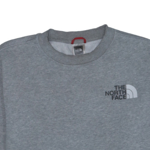 The North Face Men's Grey Crew Neck Pullover Sweatshirt Size L