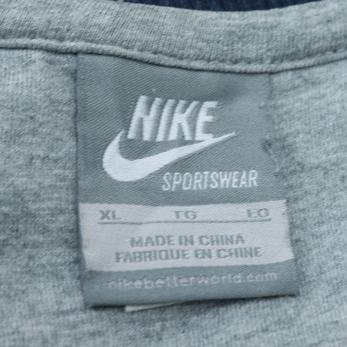 Nike Men's Blue XL Crew Neck Fleece Pullover Sweatshirt