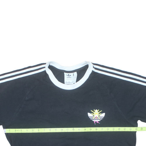 adidas Men’s Black XL Cotton Crew Neck Short Sleeve T-Shirt