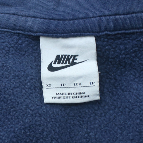 Nike Men’s Blue XS Full Zip Fleece Hoodie Sweatshirt
