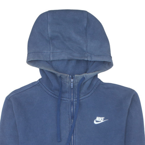 Nike Men’s Blue XS Full Zip Fleece Hoodie Sweatshirt