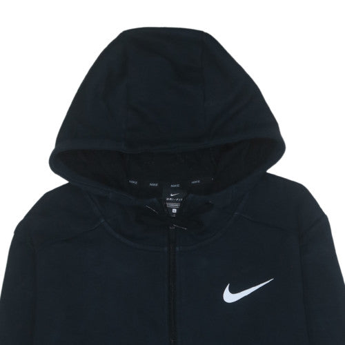 Nike Men’s Black Full Zip Dri-FIT Hoodie L Sports Fleece