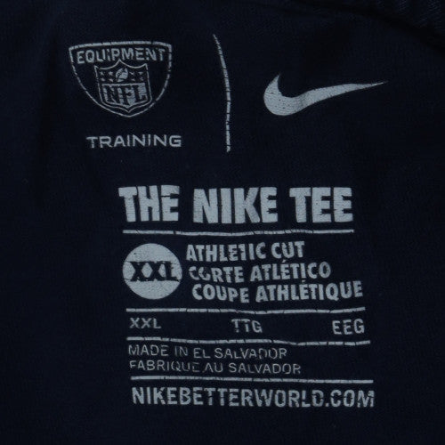 Nike Men's Blue 2XL NFL Training Football Athletic T-Shirt