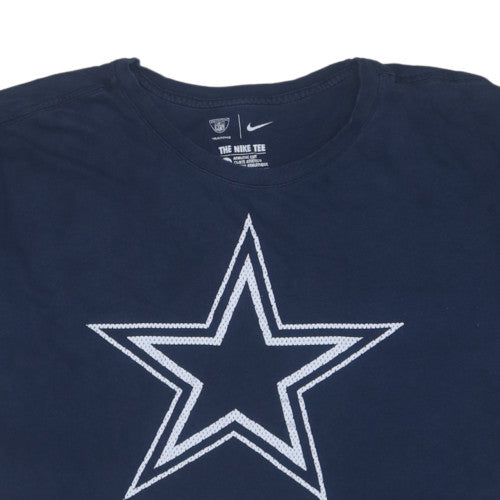 Nike Men's Blue 2XL NFL Training Football Athletic T-Shirt