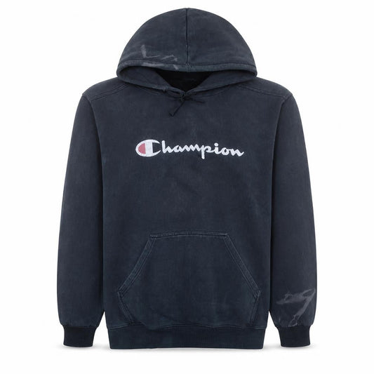 Champion Men's Black Pullover Hoodie L Embroidered Logo Sportswear