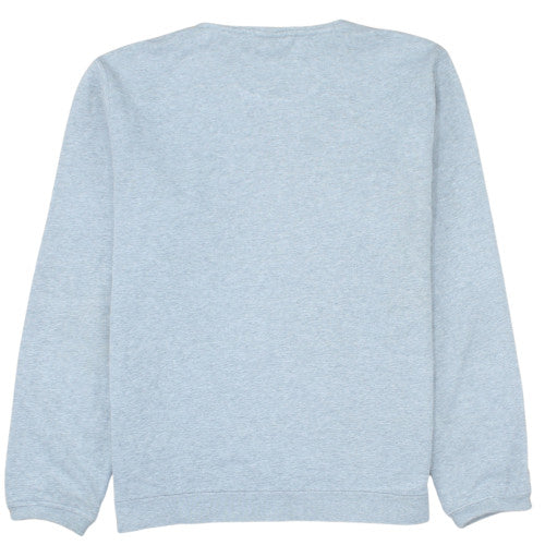 Nike Men's Grey Logo Crew Neck Sweatshirt Size M