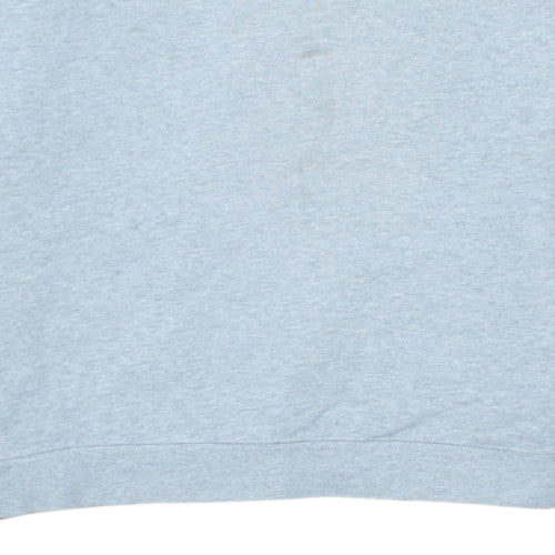 Nike Men's Grey Logo Crew Neck Sweatshirt Size M
