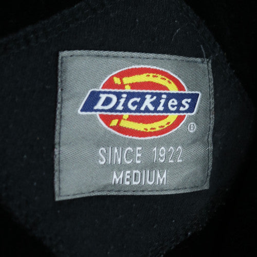 Dickies Womens Black Full Zip Hoodie Medium Fleece Lined Workwear