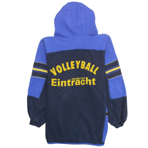 Puma Men's Blue Full Zip Hoodie Eintracht Volleyball S 100% Cotton