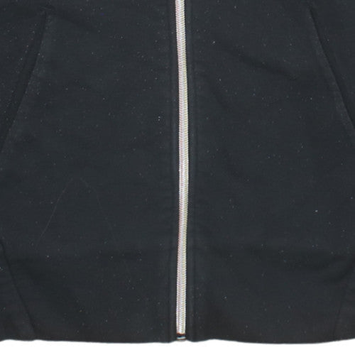 Hugo Boss Men's Black Full Zip Hoodie Size M Classic Logo