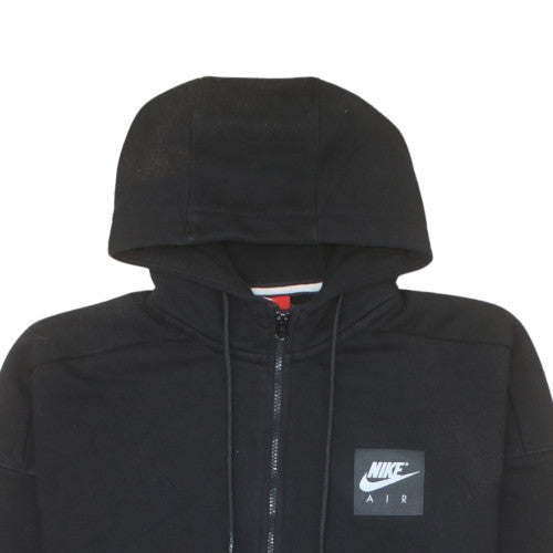 Nike Mens Black Full Zip Hoodie L Sportswear Fleece Sweatshirt