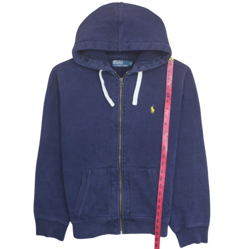 Polo Ralph Lauren Men's Blue Full Zip Hoodie Size L