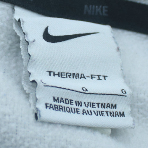 Nike Men's Grey Full Zip Therma-Fit Hoodie L Regular Fleece