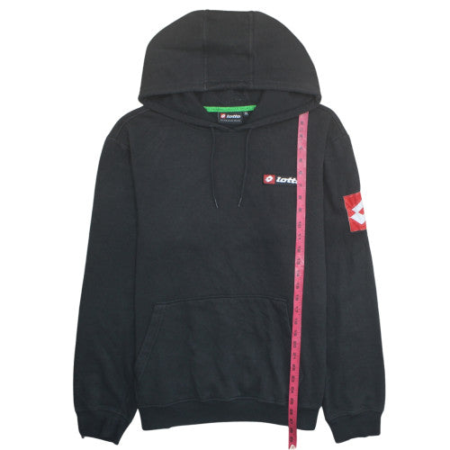 Lotto Mens Black XXL Pullover Hoodie Fleece Sportswear