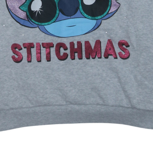 Disney Classics at George Women's Grey Stitch Christmas Sweatshirt L