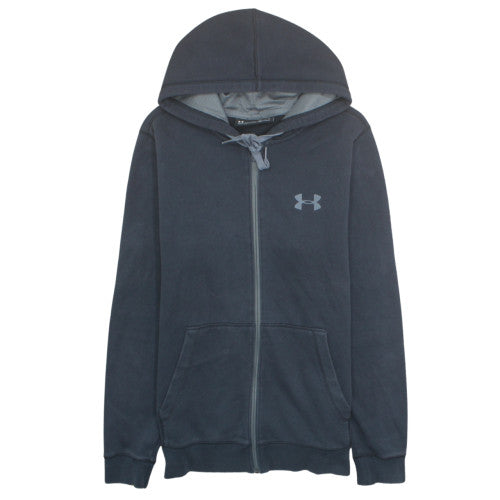 Under Armour Men’s Blue Full Zip Hoodie Size M Fitted ColdGear