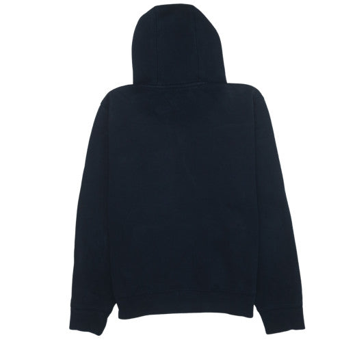 Tommy Hilfiger Women’s Black Pullover Hoodie L Logo Cotton Blend
