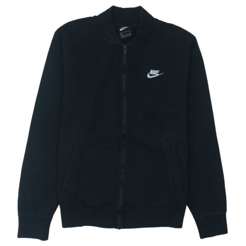 Nike Men's Black Full Zip Sweatshirt S Regular Fit Fleece