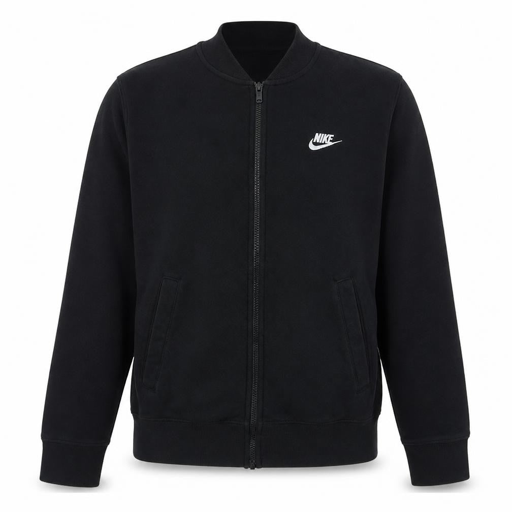 Nike Men's Black Full Zip Sweatshirt S Regular Fit Fleece
