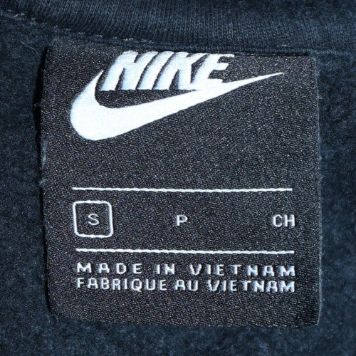 Nike Men's Black Full Zip Sweatshirt S Regular Fit Fleece