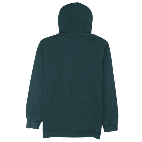 Adidas Men's Green Pullover Hoodie L Logo Fleece Sweatshirt