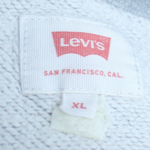 Levi's Men's Grey XL Crew Neck Pullover Sweatshirt