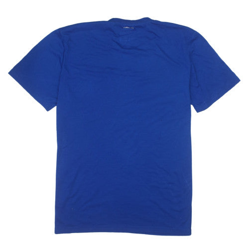 Adidas Men's Blue XL Ultimate Tee Crew Neck Short Sleeve T-Shirt