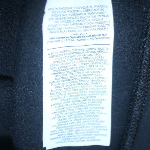 Nike Men's Black 2XL Pullover Hoodie with Logo