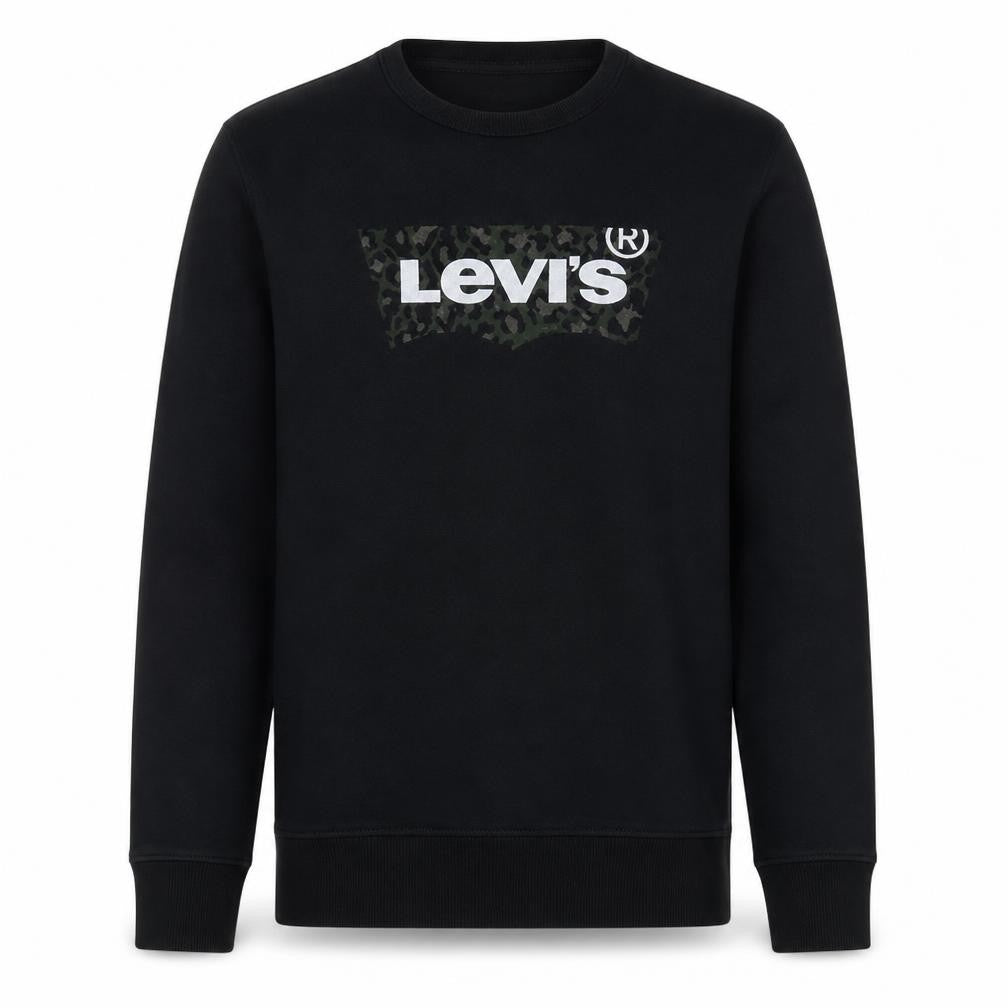 Levi's Men's Black Graphic Logo Pullover Sweatshirt Size S