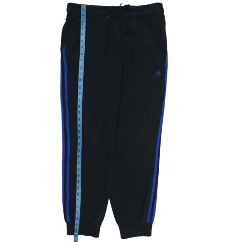 Adidas Women Black Jogger Trousers Size 12-14 Fleece Comfortable Sportswear