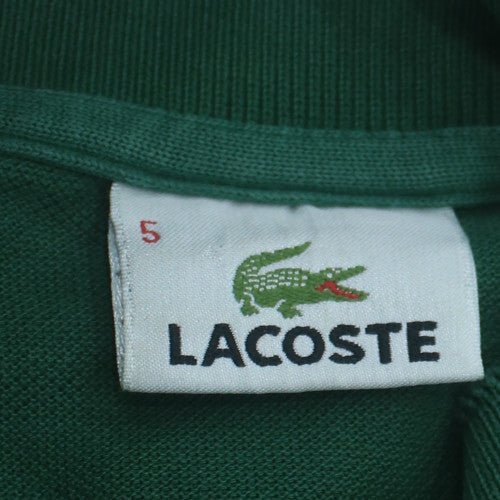 Lacoste Men's Green Cotton Short Sleeve Polo Shirt Size L