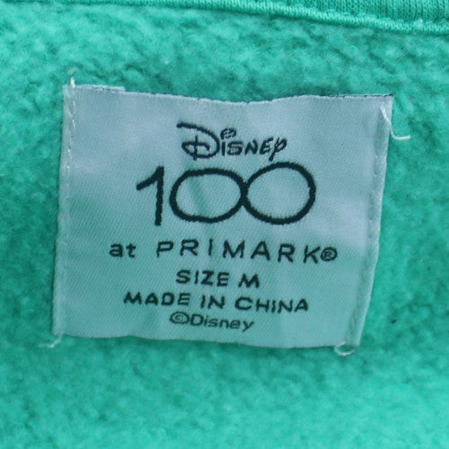 Primark Disney Women's Green Mickey & Pluto Crew Neck Sweatshirt Size M 12/14
