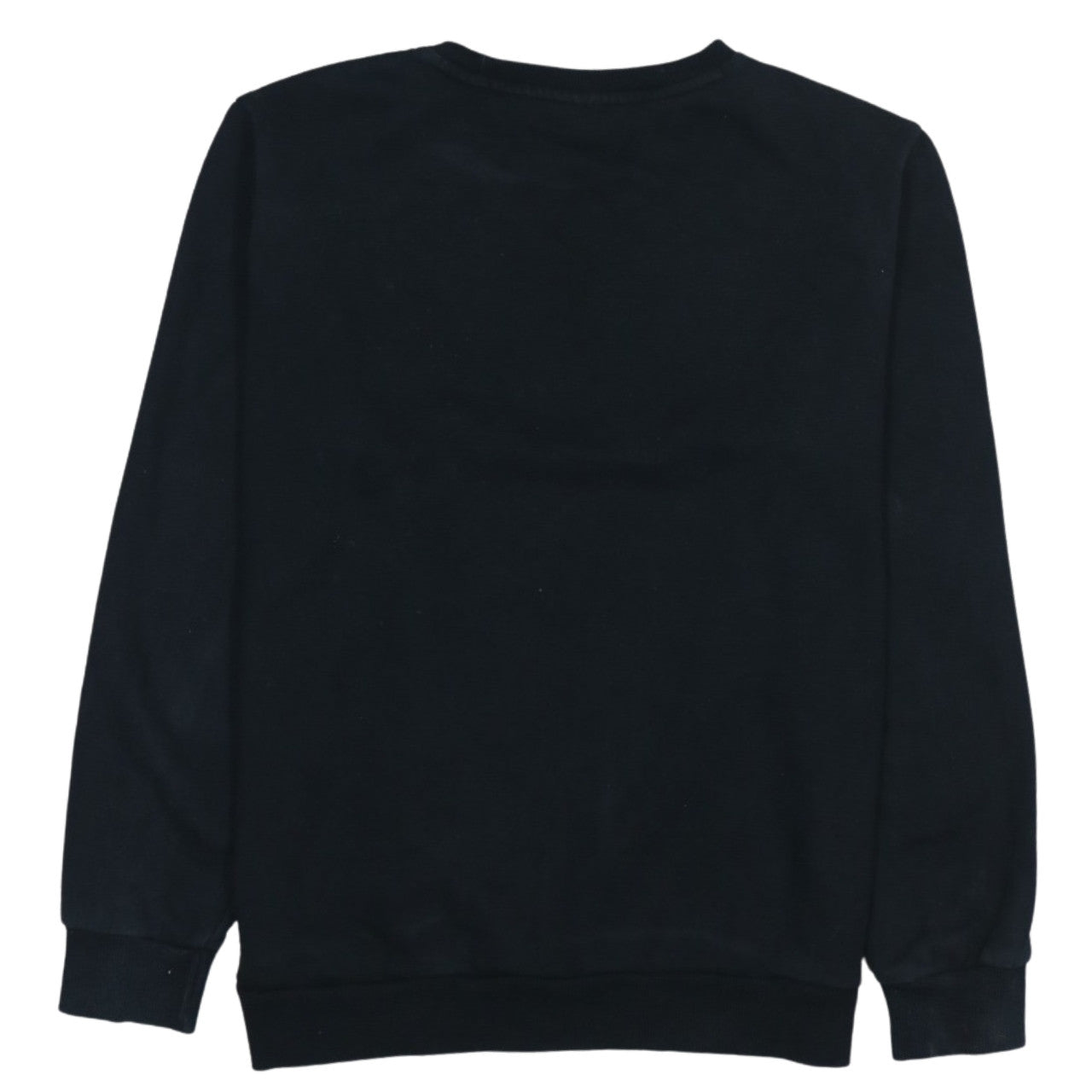 Puma Men’s Black Crew Neck Sweatshirt M Regular Fit Logo Pullover