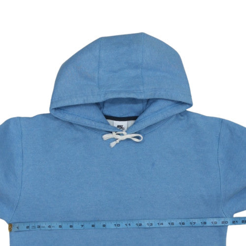 Nike SB Women's Blue Pullover Hoodie Small Relaxed Fit Cotton Blend