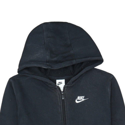 Nike Boys Black Full Zip Hoodie XL 158-170cm - Hooded Sweatshirt