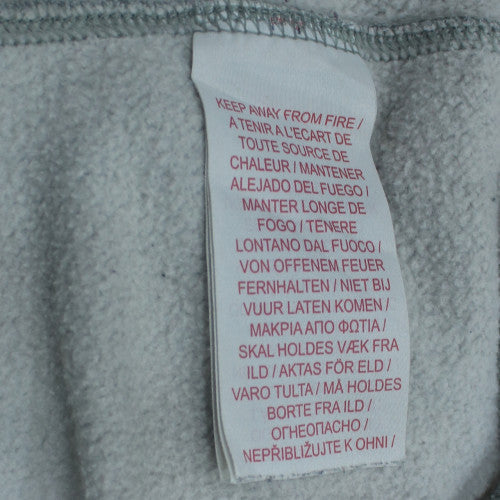 Nike Boys Grey XL Pullover Hoodie with Logo Print Sweatshirt